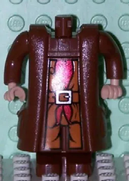 Body Giant, HP Hagrid, Shirt and Belt Pattern - with Arms and Light Nougat Movable Hands