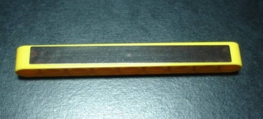 Technic, Liftarm Thick 1 x 9 with Chrome Silver Stripe Pattern (Sticker) - Set 8146