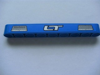 Technic, Liftarm Thick 1 x 9 with Silver 'LT' and 2 Large Vents Pattern (Sticker) - Set 8273