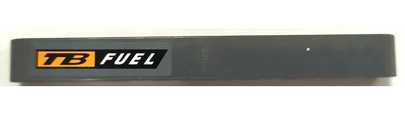 Technic, Liftarm Thick 1 x 9 with 'TB' and 'FUEL' Pattern Model Right Side (Sticker) - Set 8051