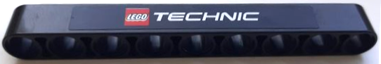Technic, Liftarm Thick 1 x 9 with LEGO TECHNIC Logo Pattern (Sticker) - Set 8071