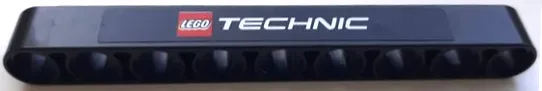 Technic, Liftarm Thick 1 x 9 with LEGO TECHNIC Logo Pattern (Sticker) - Set 8071