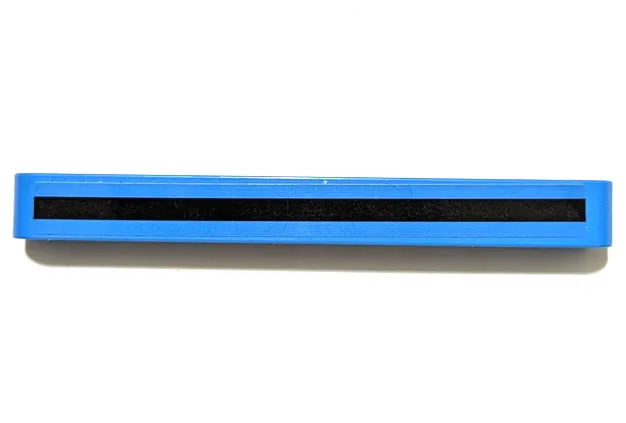 Technic, Liftarm Thick 1 x 9 with Black Stripe Pattern (Sticker) - Set 42162