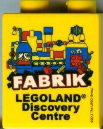 Duplo, Brick 1 x 2 x 2 with LEGOLAND Discovery Centre Fabrik 2012 Pattern 2