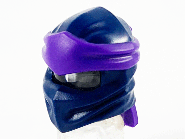 Minifigure, Headgear Ninjago Wrap Type 4 with Molded Dark Purple Headband  Pattern