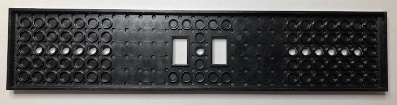 Train Base 6 x 28 with 6 Round Holes Each End