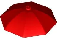 Minifigure, Utensil Umbrella Top with No Bottom Flaps, 6 x 6 with Top Stud