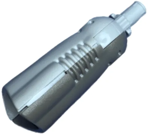 Galidor Limb Mechanical Short with Rotation Joint Socket and Pin and Dark Gray Right Side