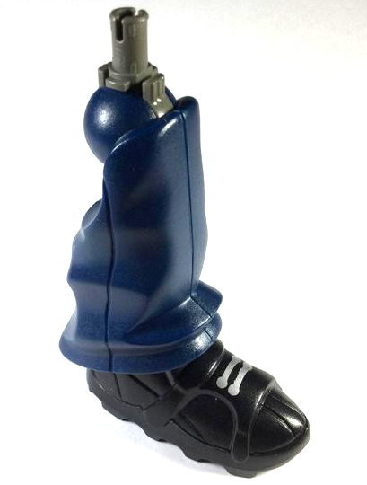 Galidor Limb Leg Allegra, Bottom Section with Rotatable Black Shoe and Dark Gray Rotation Joint Pin