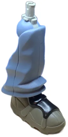 Galidor Limb Leg Nick, Bottom Section with Rotatable Dark Gray Shoe and Light Gray Rotation Joint Pin