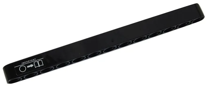 Technic, Liftarm Thick 1 x 13 with White 'IMPORTANT', Line, Circle, Arrow and Book Pattern (Sticker) - Set 42030