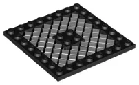 Plate, Modified 8 x 8 Lattice without Hole in Center