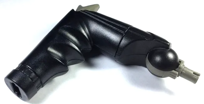 Galidor Limb Arm Gorm with Spring Cannon, Dark Gray Spikes Trigger, and Dark Gray Rotation Joint Pin