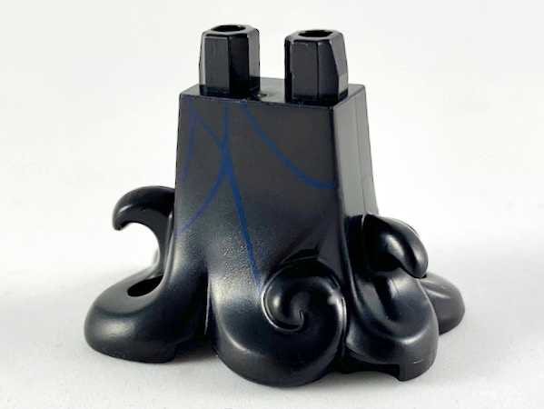 Lower Body with Tentacles with Dark Blue Lines Pattern