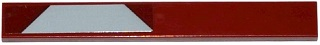 Tile 1 x 8 with Light Bluish Gray Trapezoid Pattern Model Right Side (Sticker) - Set 75135