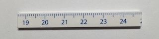 Tile 1 x 8 with Ruler CM 19 - 24 Pattern