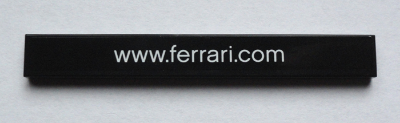 Tile 1 x 8 with 'www.ferrari.com' Pattern (Sticker) - Set 75913