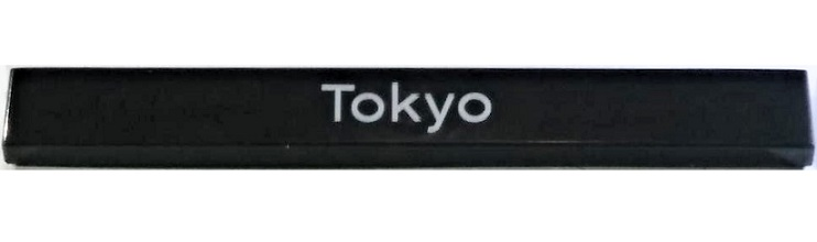Tile 1 x 8 with 'Tokyo' Pattern