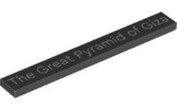Tile 1 x 8 with 'The Great Pyramid of Giza' Pattern