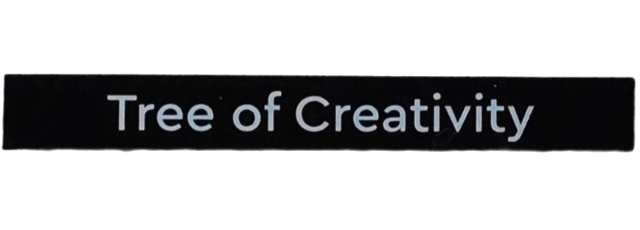 Tile 1 x 8 with 'Tree of Creativity' Pattern