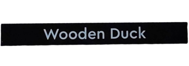 Tile 1 x 8 with 'Wooden Duck' Pattern