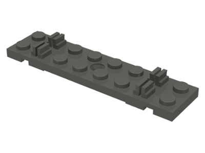 Train, Track Sleeper Plate 2 x 8 with Cable Grooves