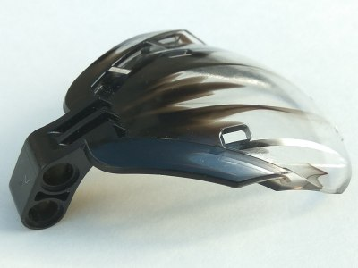 Bionicle Bohrok Windscreen 4 x 5 x 7 with Marbled Trans-Clear Pattern