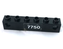 Electric, Train Light Prism 1 x 6 Holder with '7750' Pattern (Sticker) - Set 7750