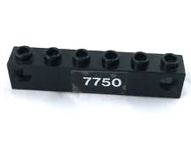 Electric, Train Light Prism 1 x 6 Holder with '7750' Pattern (Sticker) - Set 7750