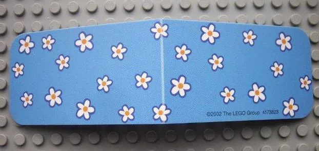 Paper Duplo Card Windbreak with Flower Pattern