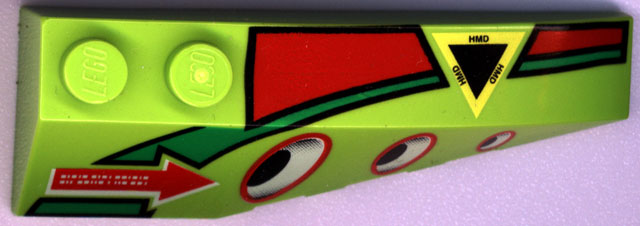 Wedge 6 x 2 Right with 3 Ovals Pattern