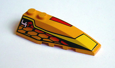 Wedge 6 x 2 Right with Racer Hot Scorcher 4 Pattern