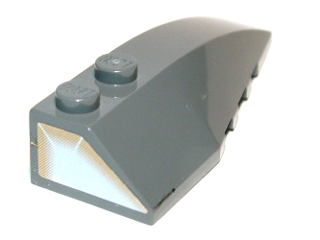 Wedge 6 x 2 Right with Engine Exhaust Pattern on End (Sticker) - Set 7673