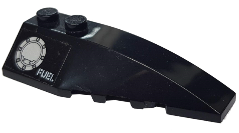 Wedge 6 x 2 Right with 'FUEL' and Filler Cap Pattern (Sticker) - Set 7786