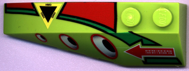 Wedge 6 x 2 Left with 3 Ovals Pattern