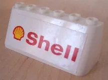 Windscreen 2 x 6 x 2 with 'Shell' Text & Logo Pattern (Sticker) - Sets 3308 / 3309