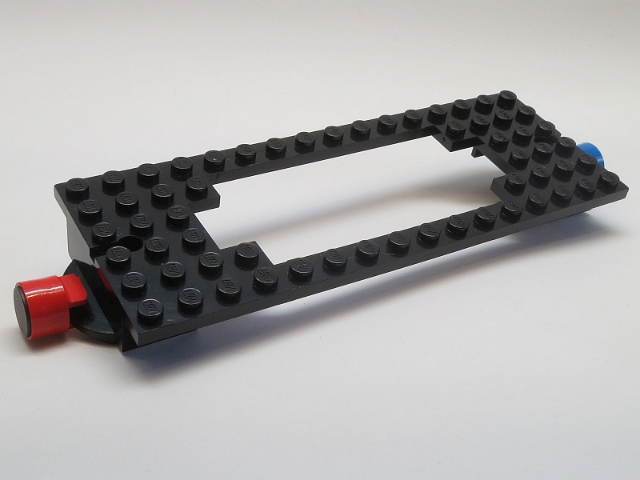 Train Base 6 x 16 Cutout and Holes with Magnets