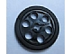 Technic Wedge Belt Wheel (Pulley) with Black Technic Wedge Belt Wheel Tire (4185 / 2815)