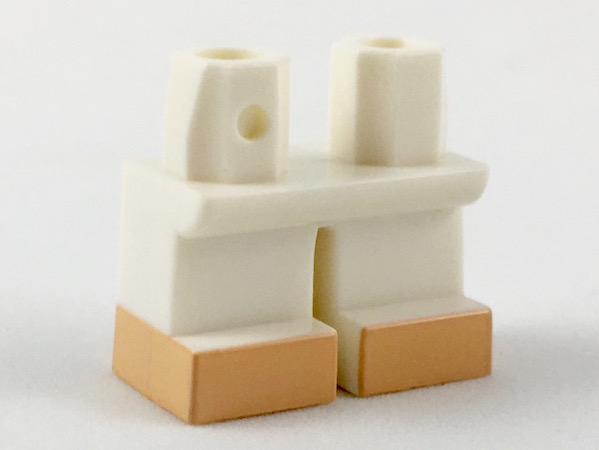 Legs Short with Light Nougat Feet Pattern