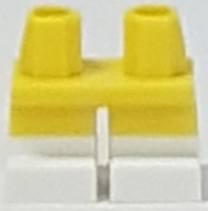 Legs Short with Molded White Lower Legs / Boots  Pattern (BAM)