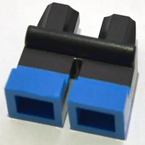 Legs Short with Molded Blue Lower Legs / Boots  Pattern (BAM)