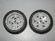 Wheel 43.2mm D. x 26mm Technic Racing Small, 3 Pin Holes with Black Tire 56 x 28 ZR Street (41896 / 41897)