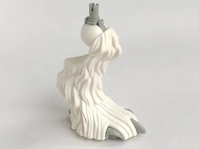 Galidor Limb Leg Shimmel, Bottom Section with Light Gray Claws and Rotation Joint Pin