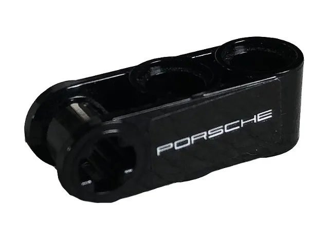 Technic, Axle and Pin Connector Perpendicular 3L with 2 Pin Holes with 'PORSCHE' Pattern Model Right Side (Sticker) - Set 42096