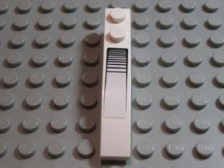 Slope, Curved 6 x 1 with 2 Studs with Black Intake Pattern (Sticker) - Set 7690