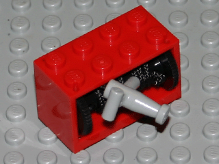 String Reel 2 x 4 x 2 Holder with Black Drum with Black String 24L with Light Gray Hose Nozzle T Handle (4209 / 4208 / 22921)