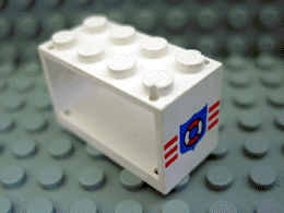 String Reel 2 x 4 x 2 Holder with Coast Guard Pattern