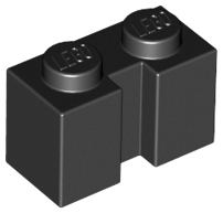 Brick, Modified 1 x 2 with Channel