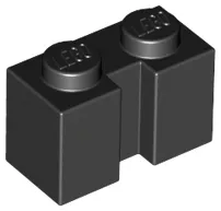 Brick, Modified 1 x 2 with Channel