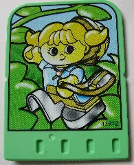 Story Builder Jungle Jam Card with Girl Carrying Canteen Pattern